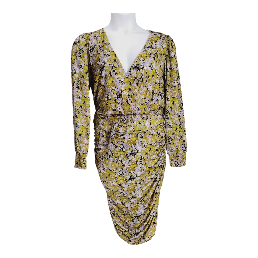 Vero Moda Dress Abstract Print Fitted Size OX 16-18
